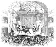 The Great Highland Bagpipe Competition, at the Theatre Royal, Edinburgh, 1844. Creator: Unknown