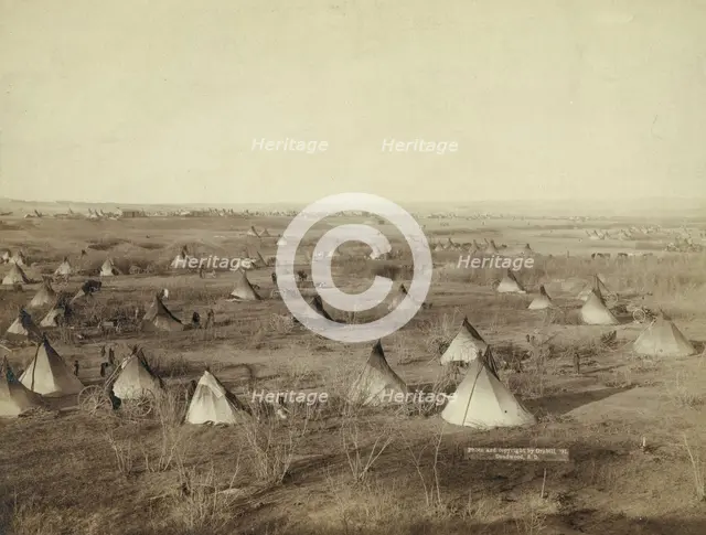The Great Hostile Camp, 1891. Creator: John C. H. Grabill.