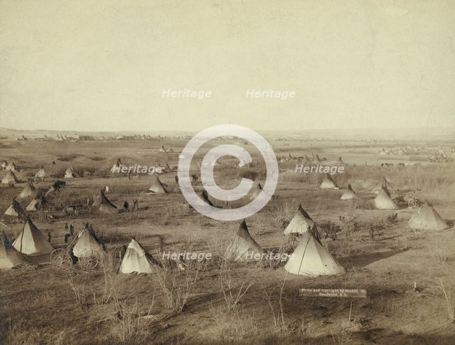 The Great Hostile Camp, 1891. Creator: John C. H. Grabill.