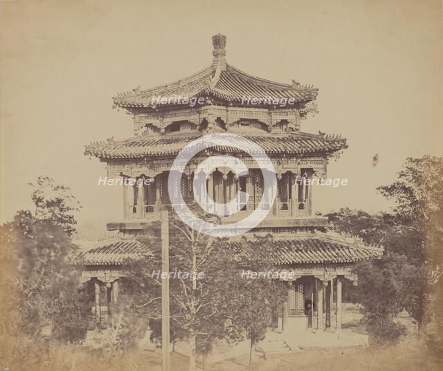 The Great Imperial Palace Yuen Min Yuen, Pekin, Before the Burning, October 18, 1860, 1860. Creator: Felice Beato.