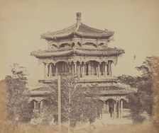 The Great Imperial Palace Yuen Min Yuen, Pekin, Before the Burning, October 18, 1860, 1860. Creator: Felice Beato