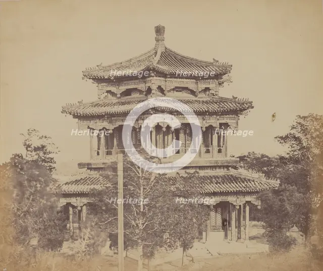 The Great Imperial Palace Yuen Min Yuen, Pekin, Before the Burning, October 18, 1860, 1860. Creator: Felice Beato.