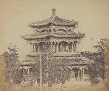 The Great Imperial Palace Yuen Min Yuen, Pekin, Before the Burning, October 18, 1860, 1860. Creator: Felice Beato