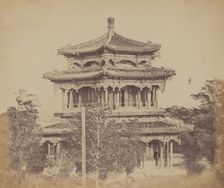 The Great Imperial Palace Yuen Min Yuen, Pekin, Before the Burning, October 18, 1860, 1860. Creator: Felice Beato