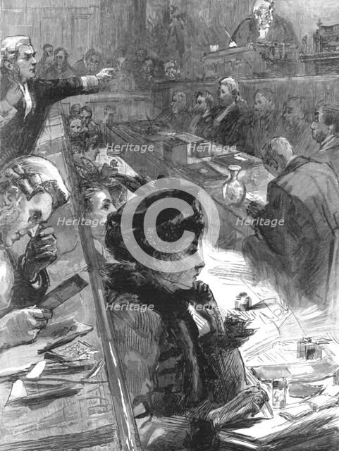 ''The Great Jewel Case', 1891. Creator: Sydney Prior Hall.