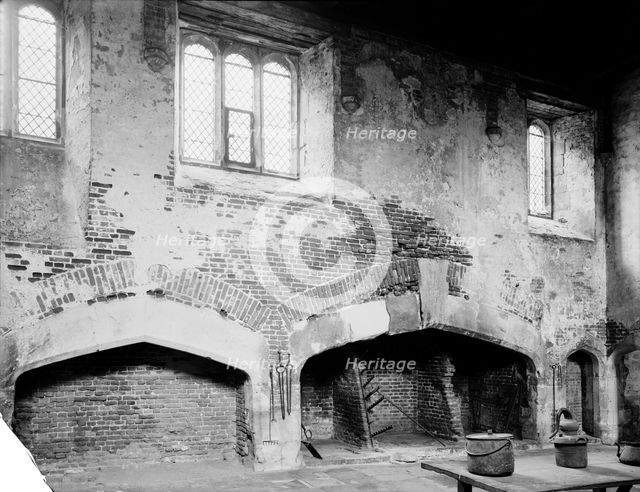 The Great Kitchen, Hampton Court Palace, London, 1935. Artist: Unknown