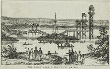 The Great Lake close to the Alexandra Palace, 19th century. Creator: Unknown
