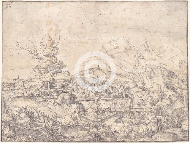 The Great Landscape with the Water Mill, c. 1520. Creator: Albrecht Altdorfer.