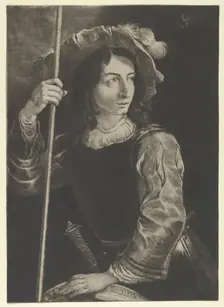 The Great Lansquenet or Standard Bearer, 1658. Creator: Prince Rupert