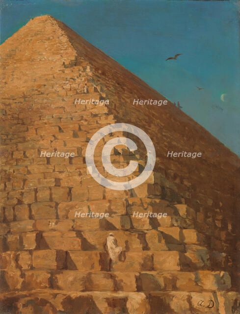 The Great Pyramid, Giza, 1830 or later.