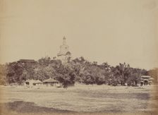 The Great Pagoda in the Imperial Winter Palace, Pekin, October 29, 1860, 1860. Creator: Felice Beato