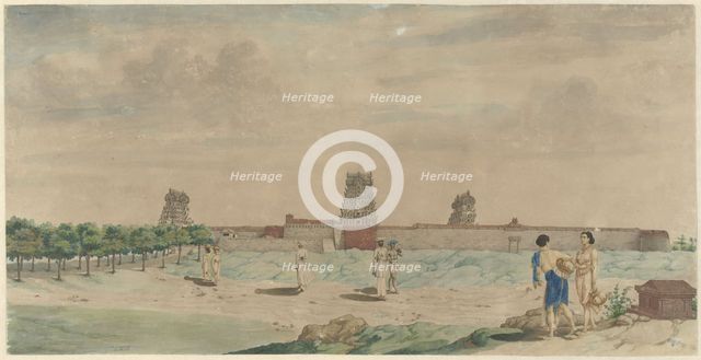 The Great Pagoda in Chalembron, India, 1774. Creator: Carel Frederik Reimer.