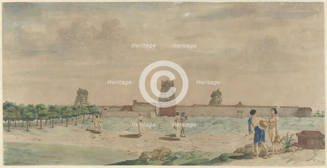 The Great Pagoda in Chalembron, India, 1774. Creator: Carel Frederik Reimer.