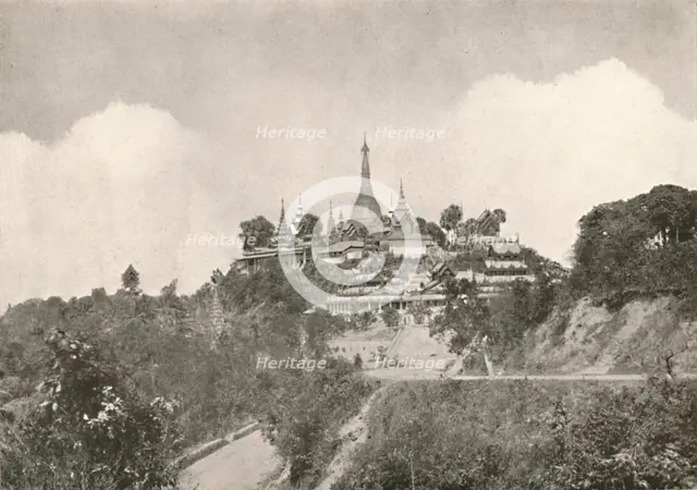 'The Great Pagoda, Moulmein', 1900. Creator: Unknown.