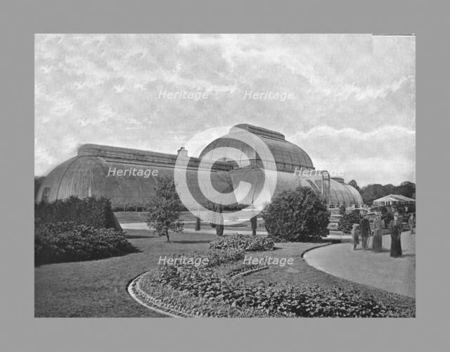 The Great Palm House, Kew Gardens, London, c1900. Artists: Decimus Burton, York & Son.