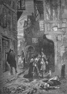 The Great Plague: scenes in the streets of London, 1665-1666 (1905)