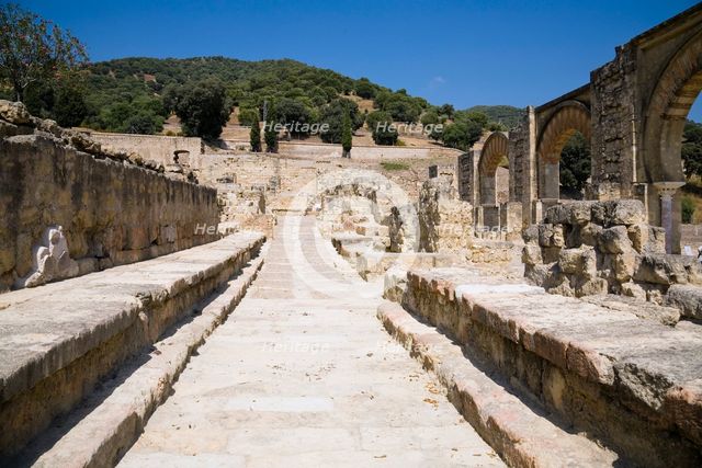 The Great Portico at Madinat al-Zahara (Medina Azahara), Spain, 2007. Creator: Samuel Magal.