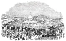 The Great Poughkeepsie Cattle Show, 1844. Creator: Smyth
