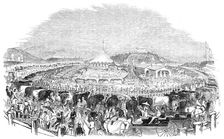 The Great Poughkeepsie Cattle Show, 1844. Creator: Smyth
