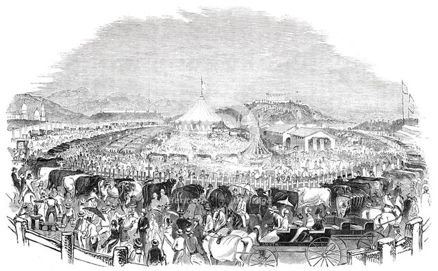 The Great Poughkeepsie Cattle Show, 1844. Creator: Smyth.