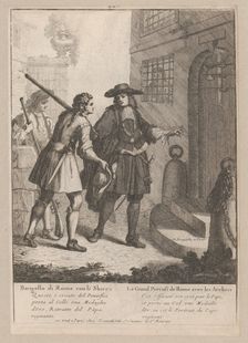 The Great Provost of Rome with his Archers, 1648-1700., 1648-1700. Creator: Nicholas Boucquet