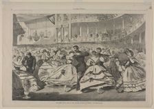 The Great Russian Ball at the Academy of Music, November 5, 1863, 1863. Creator: Winslow Homer (American, 1836-1910)