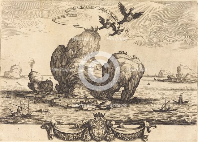 The Great Rock, 1623. Creator: Jacques Callot.