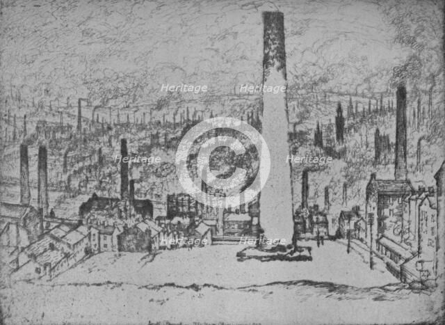 'The Great Stack, Bradford', 1909. Artist: Joseph Pennell.