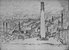 The Great Stack, Bradford 1909. Artist: Joseph Pennell