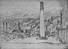 The Great Stack, Bradford 1909. Artist: Joseph Pennell