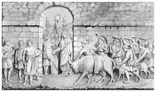 The Great Sacrifice of the Romans on Undertaking a War Artist: James Gardner