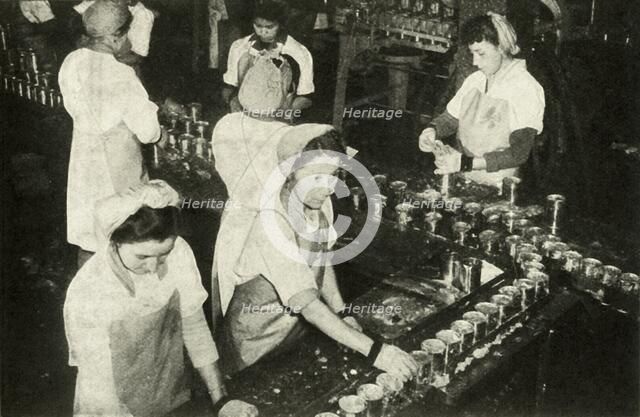 'The Great Salmon Industry - Indian girls working in the canning department', c1948. Creator: Unknown.