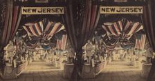 The Great Sanity Fair, Philadelphia, 1864. New Jersey exhibit, 1864. Creator: James Cremer