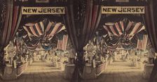 The Great Sanity Fair, Philadelphia, 1864. New Jersey exhibit, 1864. Creator: James Cremer
