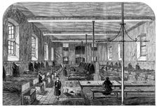 The Great Schools of England: one of the dormitories at Christ's Hospital School, 1862. Creator: Unknown