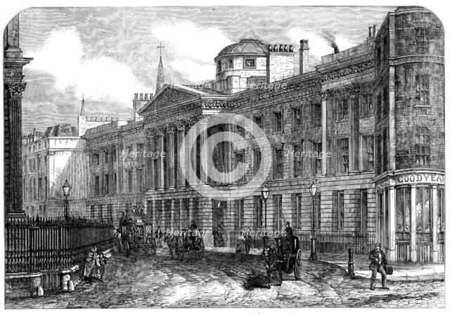 The Great Schools of England: St. Paul's School, east end of St. Paul's Churchyard, 1862.  Creator: Unknown.