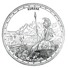 The Great Seal of California, 1850. Creator: Unknown