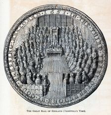 The Great Seal of England (Cromwell's Time), 1882. Artist: Anonymous