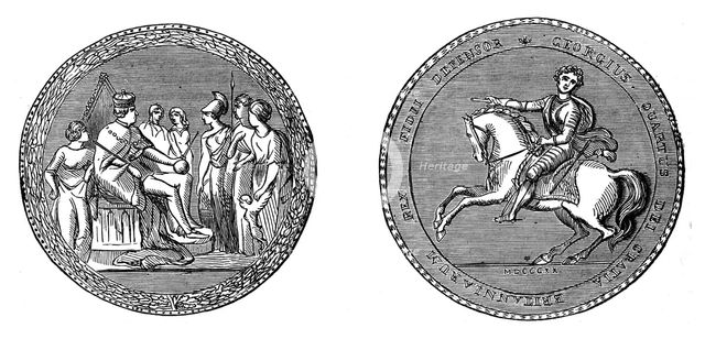 The Great Seal of King George IV, c1895. Artist: Unknown
