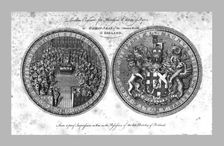 The Great Seal of the Common Wealth of England 1785. Creator: Unknown