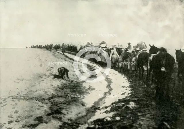 'The Great Serbian Retreat', (1919). Creator: Unknown.