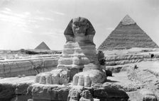 The Great Sphinx of Giza, Egypt, May 1949