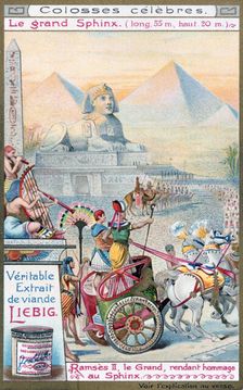 The Great Sphinx of Giza Egypt, c1890-1910