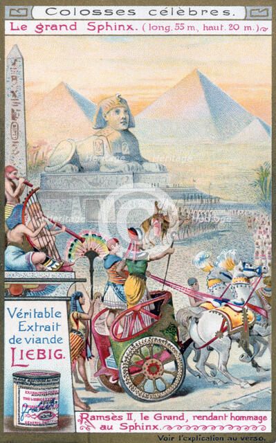 'The Great Sphinx of Giza', Egypt, c1890-1910. Artist: Unknown