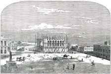 The Great Square in Alexandria - Present State of the Proposed Church..., 1850. Creator: Unknown