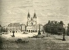 The Great Square, Prague 1890. Creator: Unknown