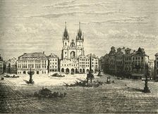 The Great Square, Prague 1890. Creator: Unknown
