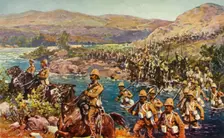 The Great Turning Movement - Crossing the Riet (1901). Creator: Unknown