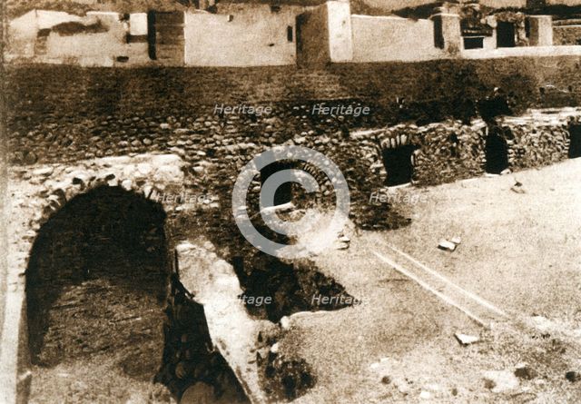 The great terrace on the criptoportico, Pompeii, Italy, c1900s. Creator: Unknown.