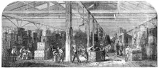 The Great Tobacco Warehouse, at the London Docks, 1856. Creator: Unknown